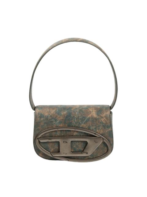 Diesel logo plaque shoulder bag