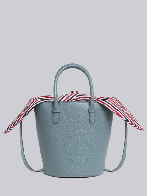 Thom Browne Pebble Grain Leather Bucket Bag