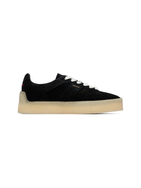 HUGO Black Suede Sneakers