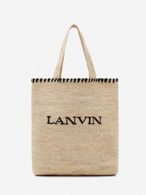 LANVIN RAFFIA TOTE BAG