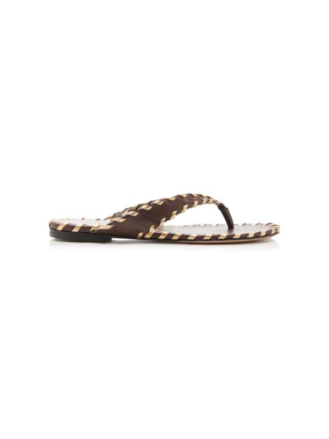 Gianvito Rossi Leather Sandals brown