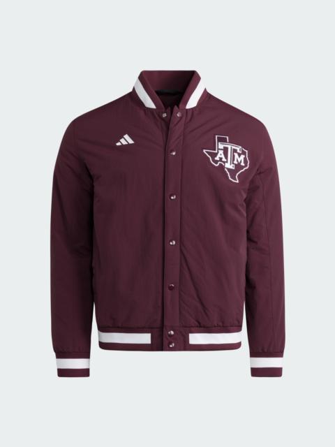 adidas Texas A&M Aggies Coaches Dugout Jacket