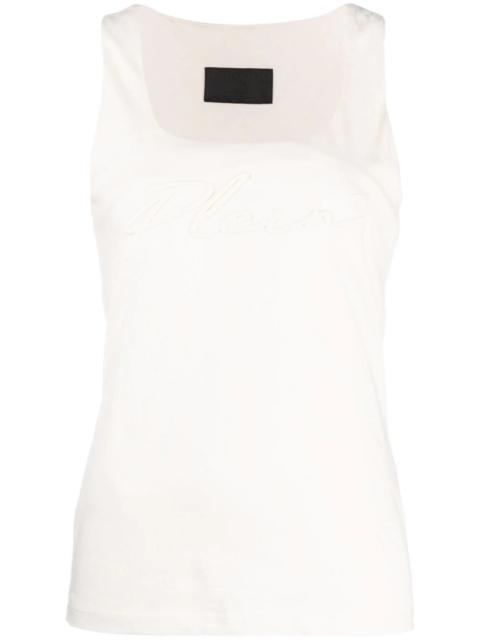PHILIPP PLEIN logo-embroidered vest top