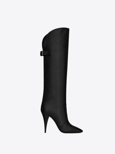 SAINT LAURENT harper boots in smooth leather