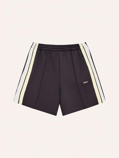 P.E NATION MAN DOWN TRACK SHORT IN BLACK BEAN