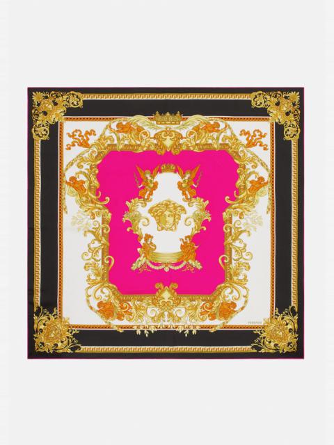 VERSACE Medusa Renaissanse Print Silk Foulard