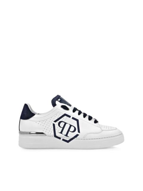 PHILIPP PLEIN Hexagon leather sneakers