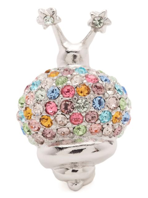 Collina Strada SILVER PASTEL SNAIL RING