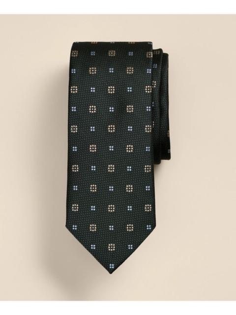 Brooks Brothers Silk Flower Dots Tie