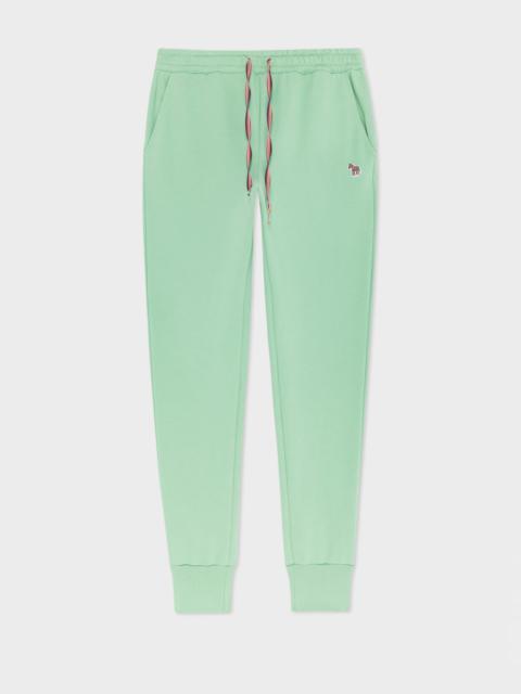 Paul Smith Mint Green Zebra Logo Sweatpants