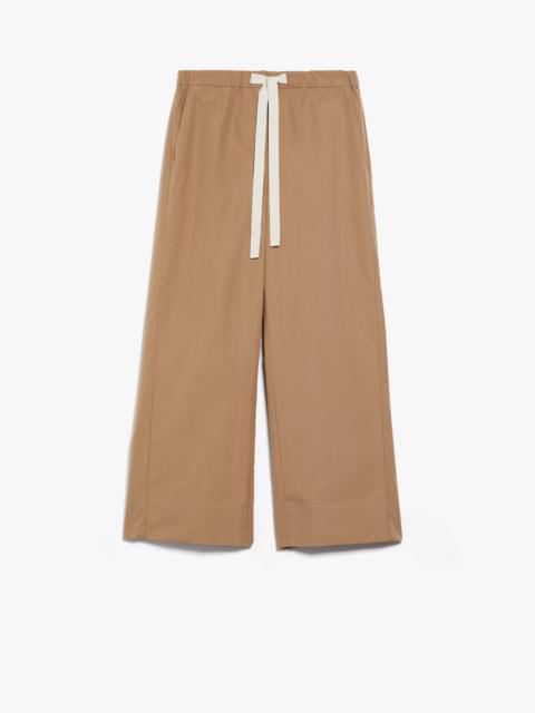 Max Mara 사이트맵 Cotton poplin 바지