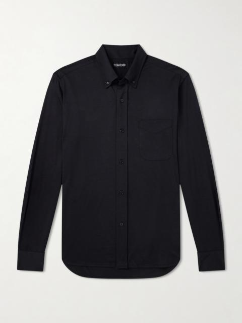 TOM FORD Silk and Cotton-Blend Shirt