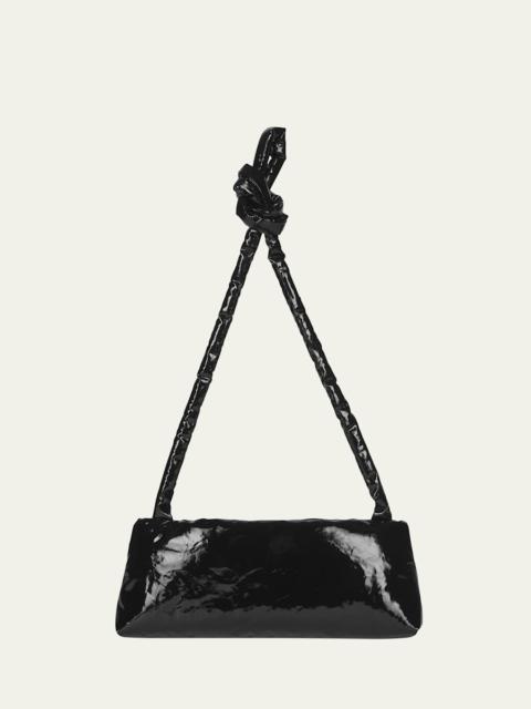 KASSL Editions Knot Padded Oil-Coated Shoulder Bag