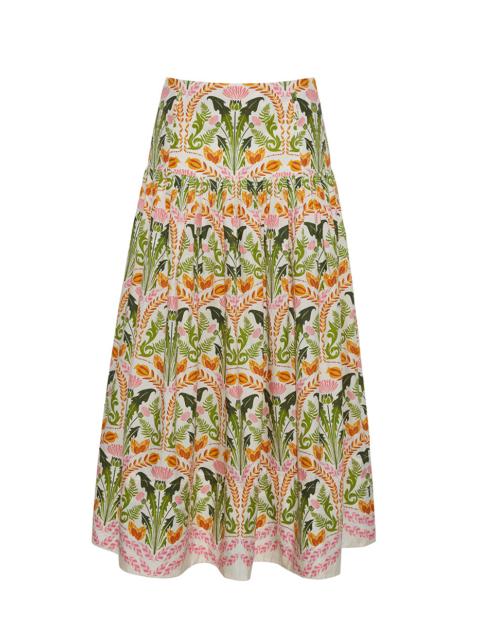 Cara Cara Jiya Skirt
A Soft Sweep of Tiers, Cinched with a Sash