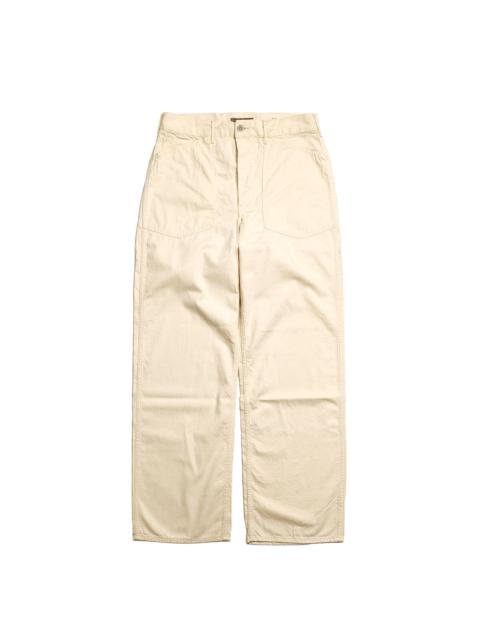 Buzz Rickson's TROUSERS, WORKING, WHITE TWILL - BR42635