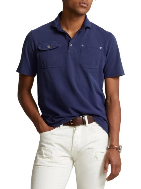 Polo Ralph Lauren Men's Cotton Dual Pocket Shirt - Dark Cobalt