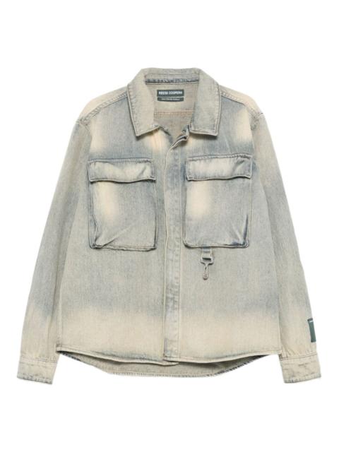 REESE COOPER® concealed-button flap-pocket shirt