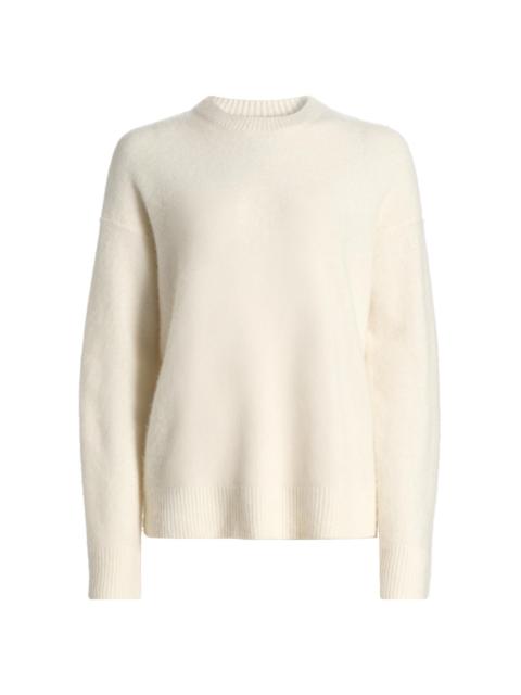 Vince Women's Boiled Cashmere Crewneck Sweater - Off White