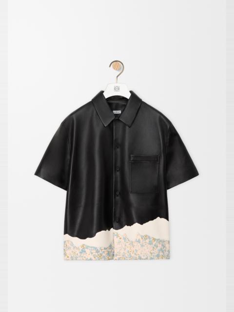 Loewe Short sleeve shirt in nappa lambskin