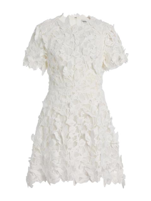 SIMKHAI Darla Lace Mini Dress white