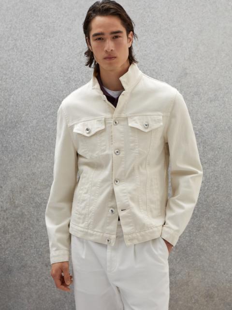 Brunello Cucinelli Dyed comfort denim four-pocket jacket