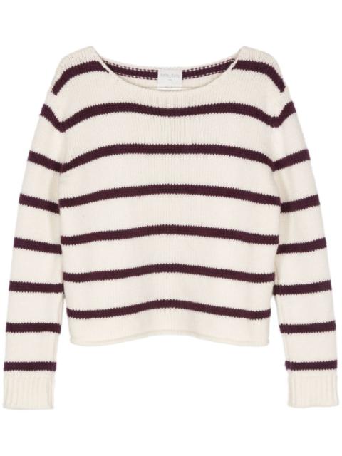 forte_forte striped virgin-wool jumper