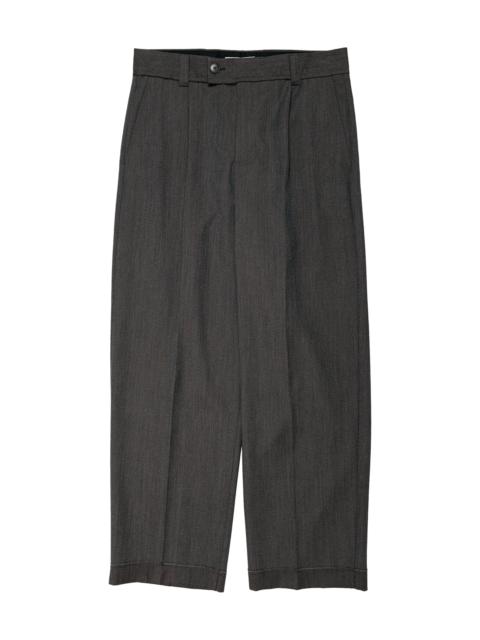 mfpen Patch Trousers Taupe Wool Twill
