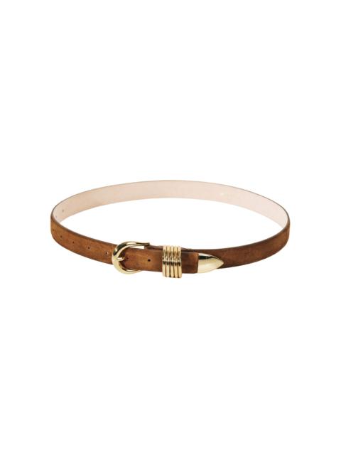 DÉHANCHE Hollyhock Suede Belt brown