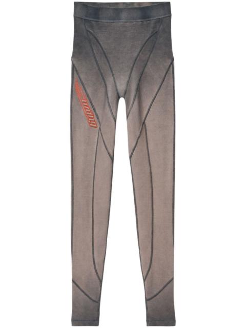 Alexander Wang logo-waistband leggings