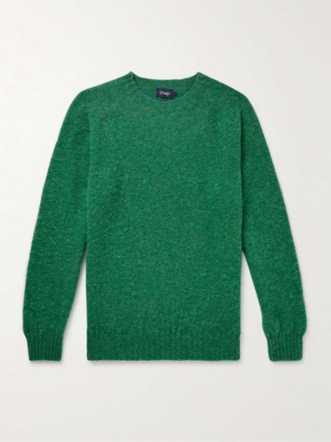 Drake's Brushed Shetland Wool Sweater