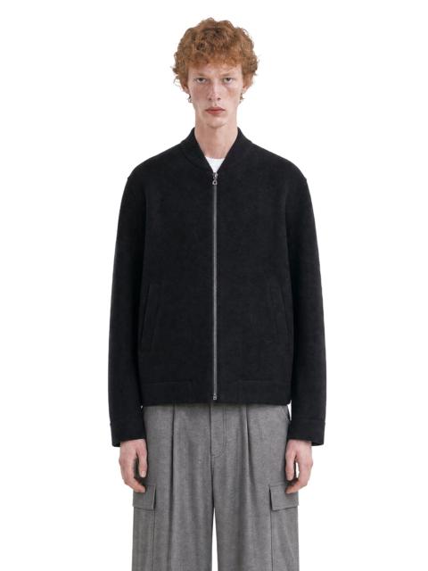 Harris Wharf London Boiled Wool Bomber Jacket