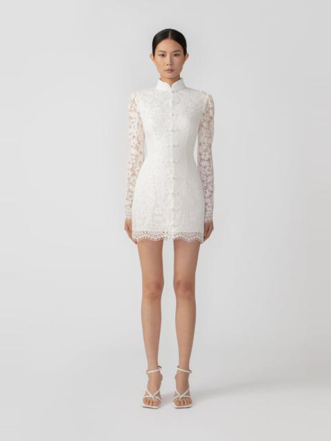 SAU LEE RAINE LACE MINI DRESS