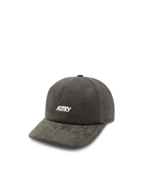AUTRY logo-embroidered corduroy-trimmed baseball cap