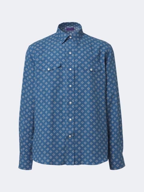 Ralph Lauren Printed linen and silk shirt