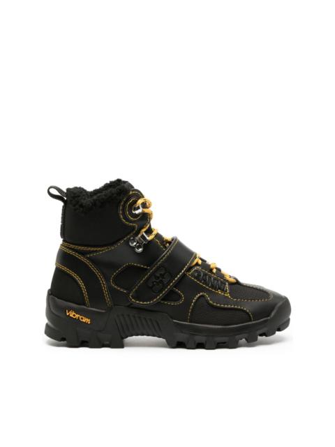 GANNI Performance Hiking touch-strap boots