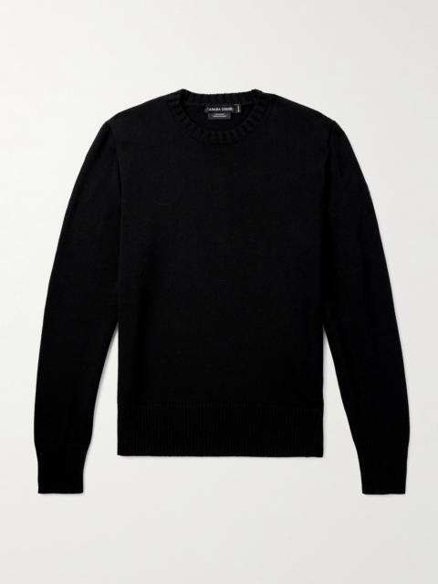 Canada Goose Rosseau Logo-Appliquéd Wool Sweater