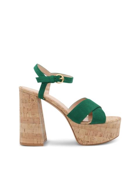Gianvito Rossi Bebe 120mm leather sandals