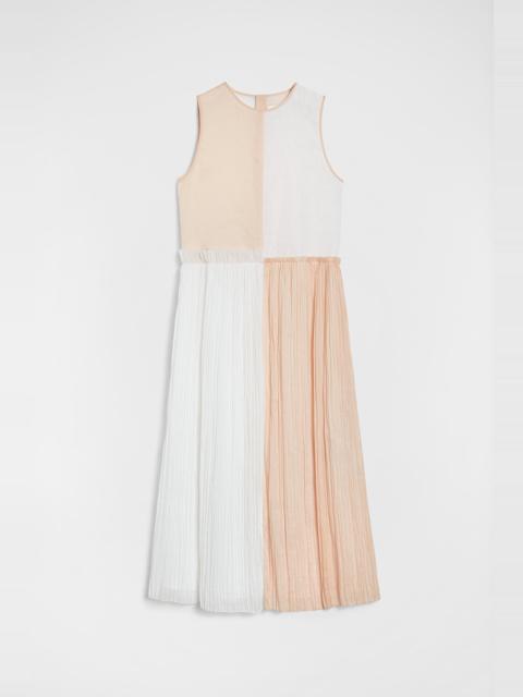 Jil Sander Cotton Muslin Pleated Dress