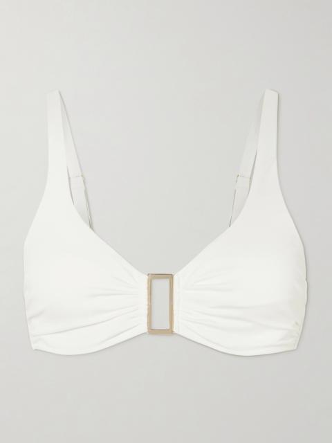 MELISSA ODABASH Bel Air Embellished Bikini Top