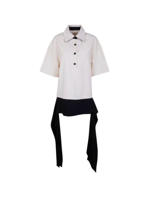 entire studios buttoned tie shirt