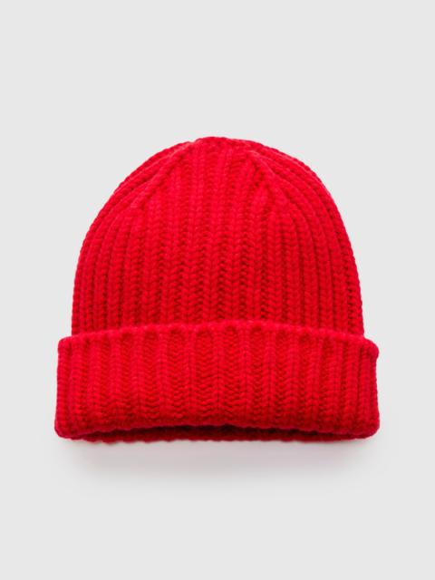 HOWLIN' "Brain Freezer" Wool Beanie in Red Fire
