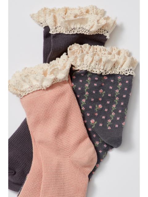 FREE PEOPLE Ruffle Sock Pack