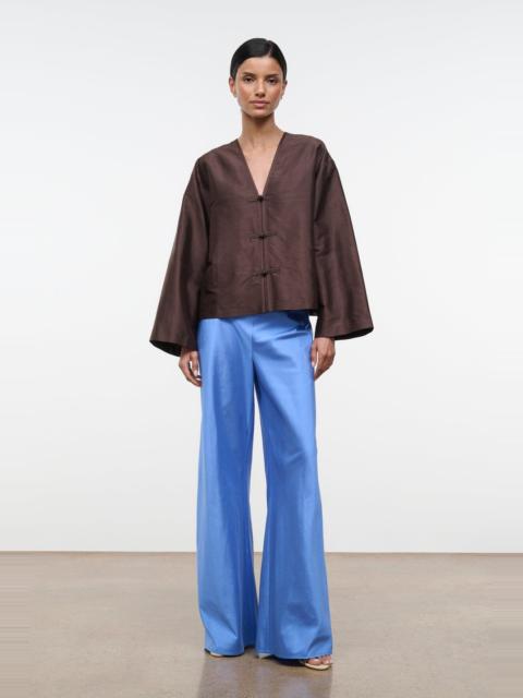 STAUD STAUD STROLL SILK PANT COAST