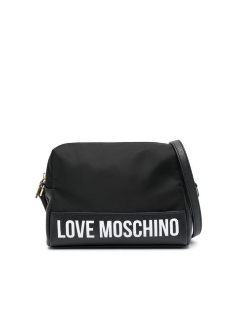 Moschino logo-printed cross body bag