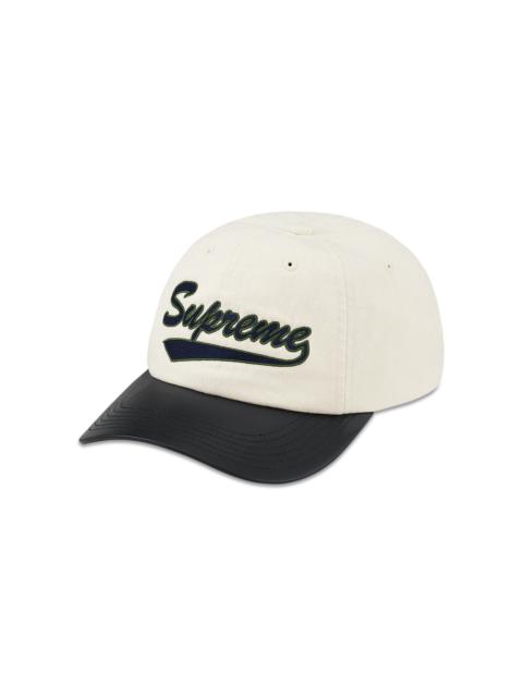 Supreme Leather Visor 6-Panel 'Natural'