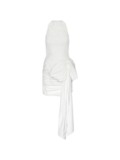 ROTATE lace bow mini dress