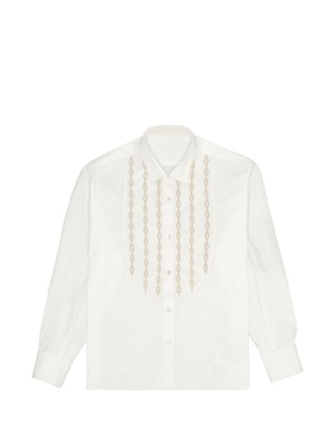FORTELA Frederique embroidered poplin shirt