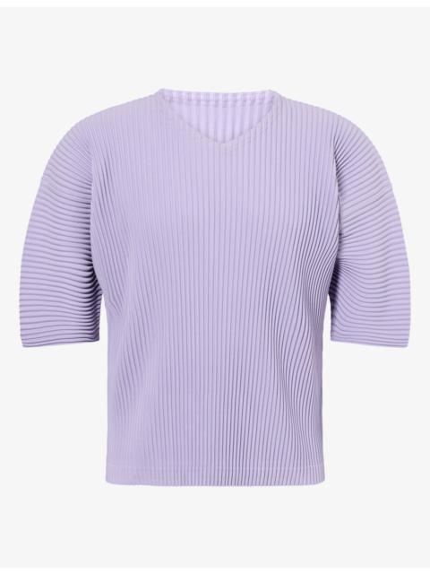 ISSEY MIYAKE July Pleated Knitted T-Shirt