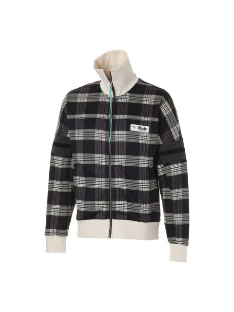 Puma X Rhude XTG AOP TRA Multi SP WUP Knit Jacket 'White Brown' 595341-02