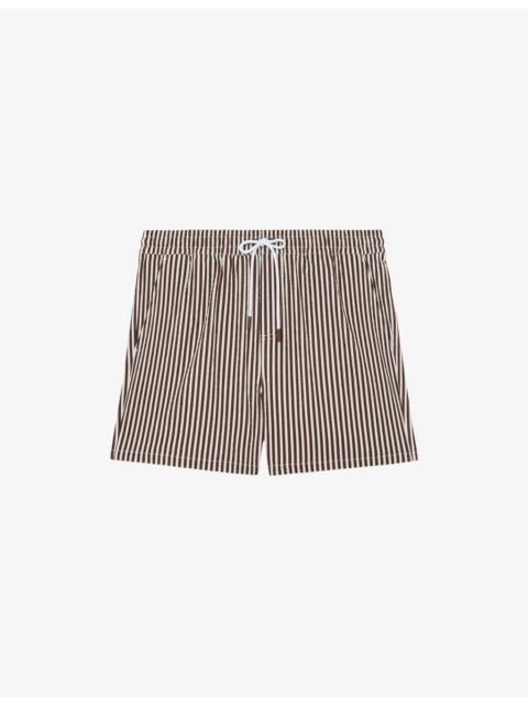 REISS Bay Striped Swim Shorts